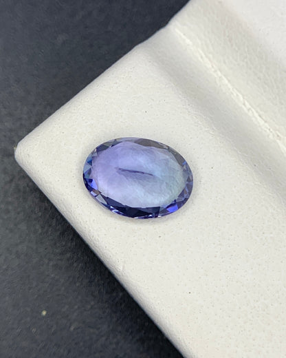 Natural Blue Tanzanite 1.43 Carat 8.4x6.2x4.1 MM Oval Shape Faceted Gemstone 