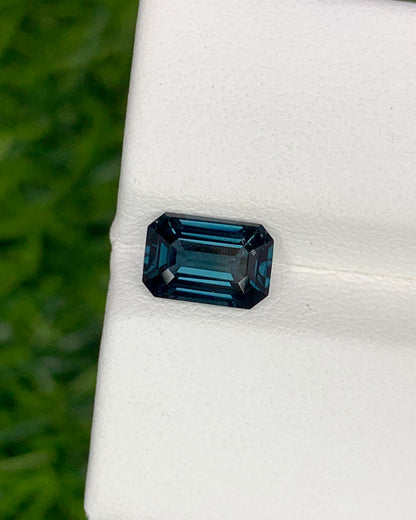 Natural Blue Spinel 1.45 Carat 7.8x5.3 MM Octagon Shape Faceted Gemstone