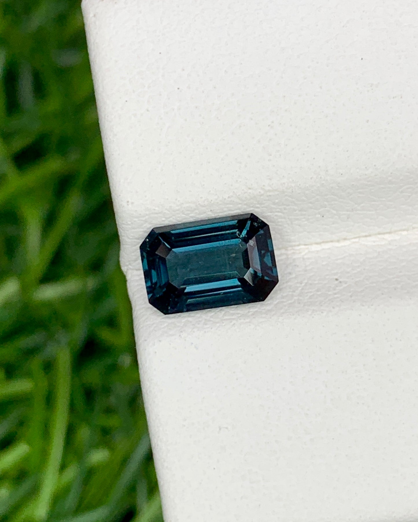 Natural Blue Spinel 1.45 Carat 7.8x5.3 MM Octagon Shape Faceted Gemstone