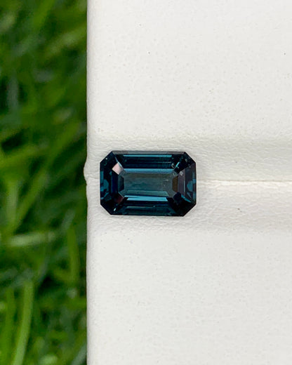 Natural Blue Spinel 1.45 Carat 7.8x5.3 MM Octagon Shape Faceted Gemstone
