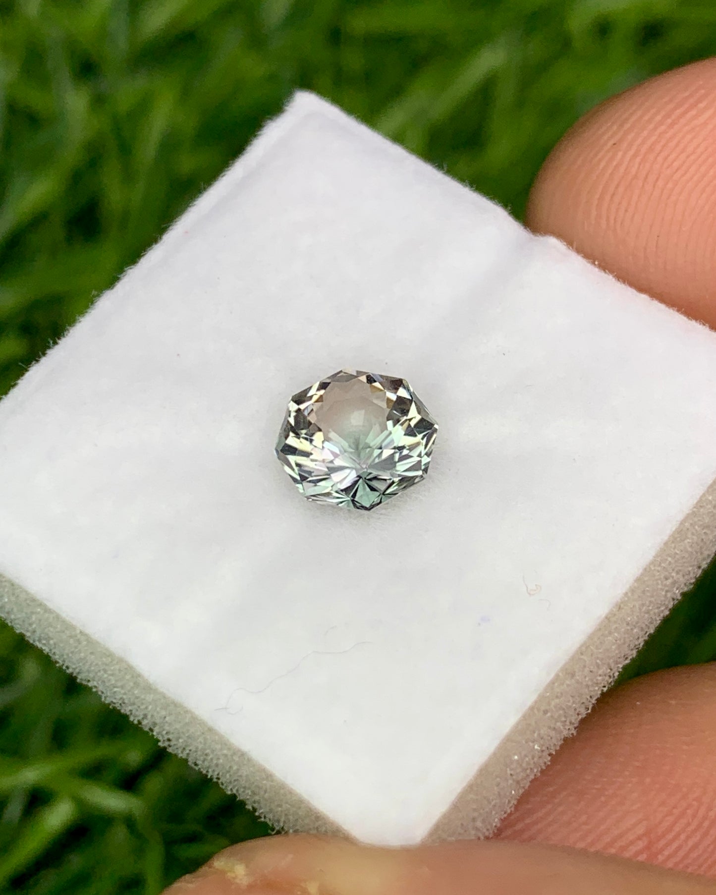 Natural Bi Color Tourmaline 1.38 Carat 9x5.3 MM Fancy Shape Faceted Gemstone