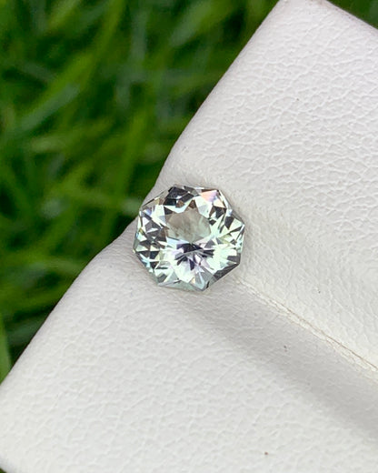 Natural Bi Color Tourmaline 1.38 Carat 9x5.3 MM Fancy Shape Faceted Gemstone