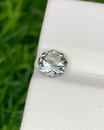 Natural Bi Color Tourmaline 1.38 Carat 9x5.3 MM Fancy Shape Faceted Gemstone