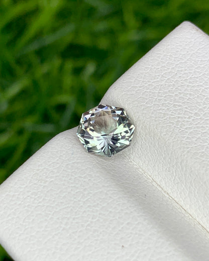 Natural Bi Color Tourmaline 1.38 Carat 9x5.3 MM Fancy Shape Faceted Gemstone