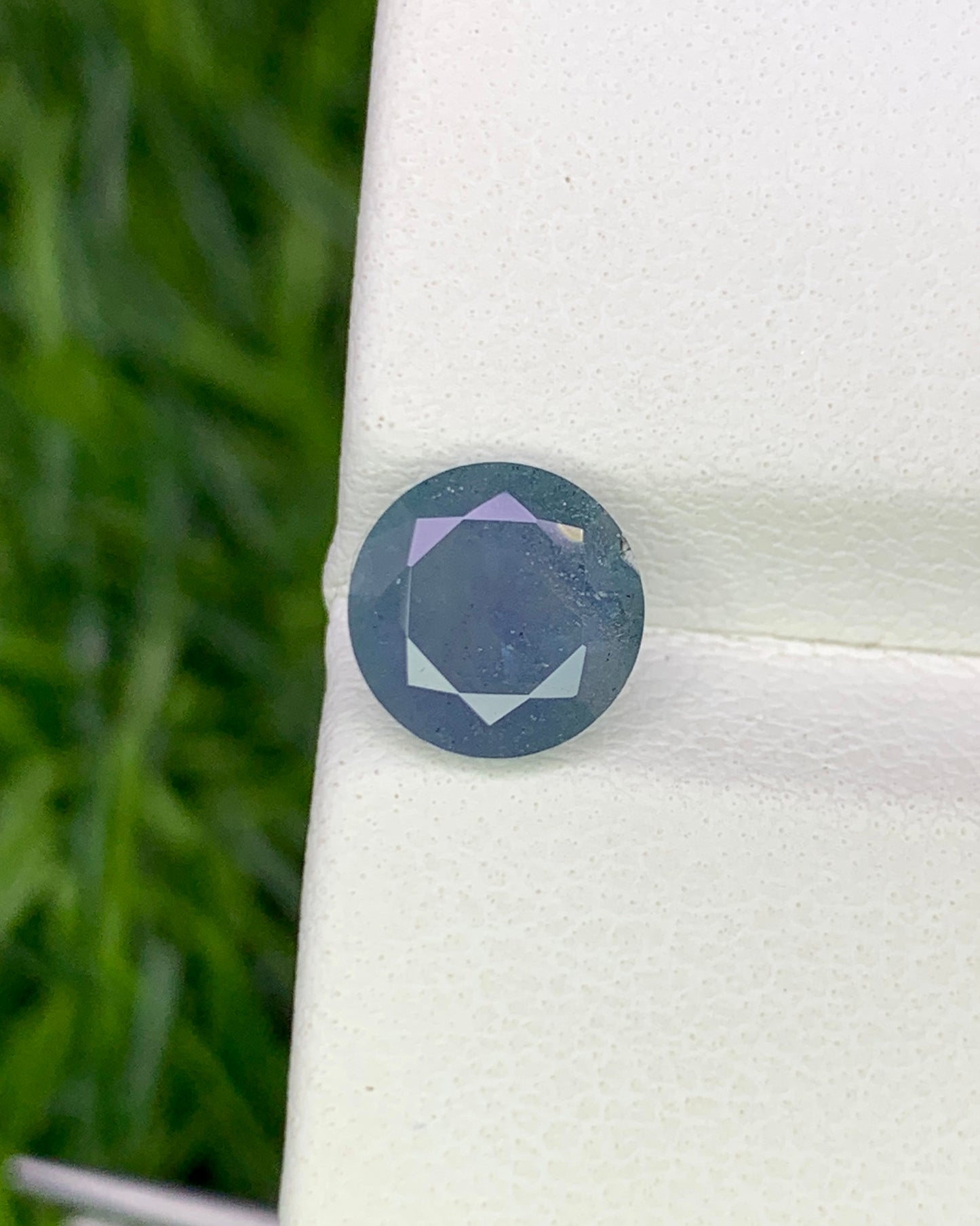 Natural Rare Blue Kornerupine 1.57 Carat 7x7 MM Round Shape Faceted Gemstone