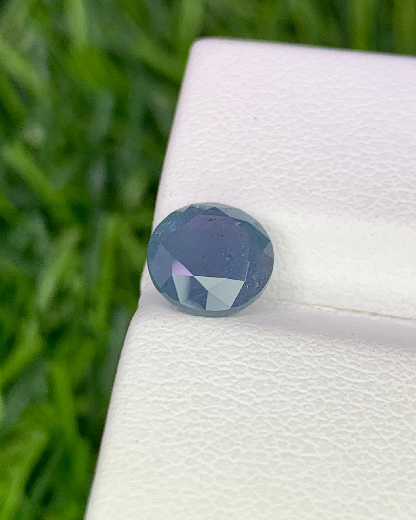 Natural Rare Blue Kornerupine 1.57 Carat 7x7 MM Round Shape Faceted Gemstone