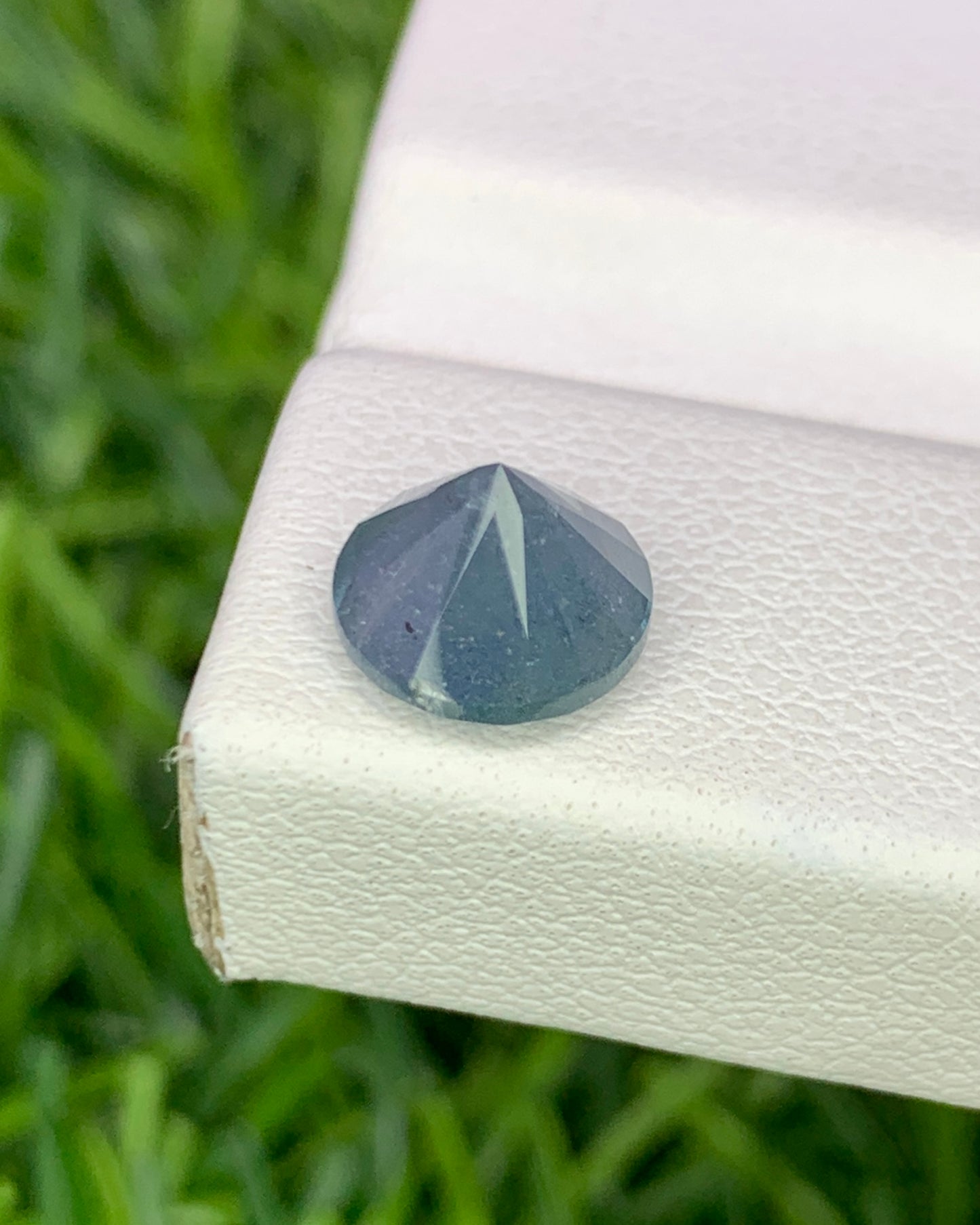 Natural Rare Blue Kornerupine 1.57 Carat 7x7 MM Round Shape Faceted Gemstone