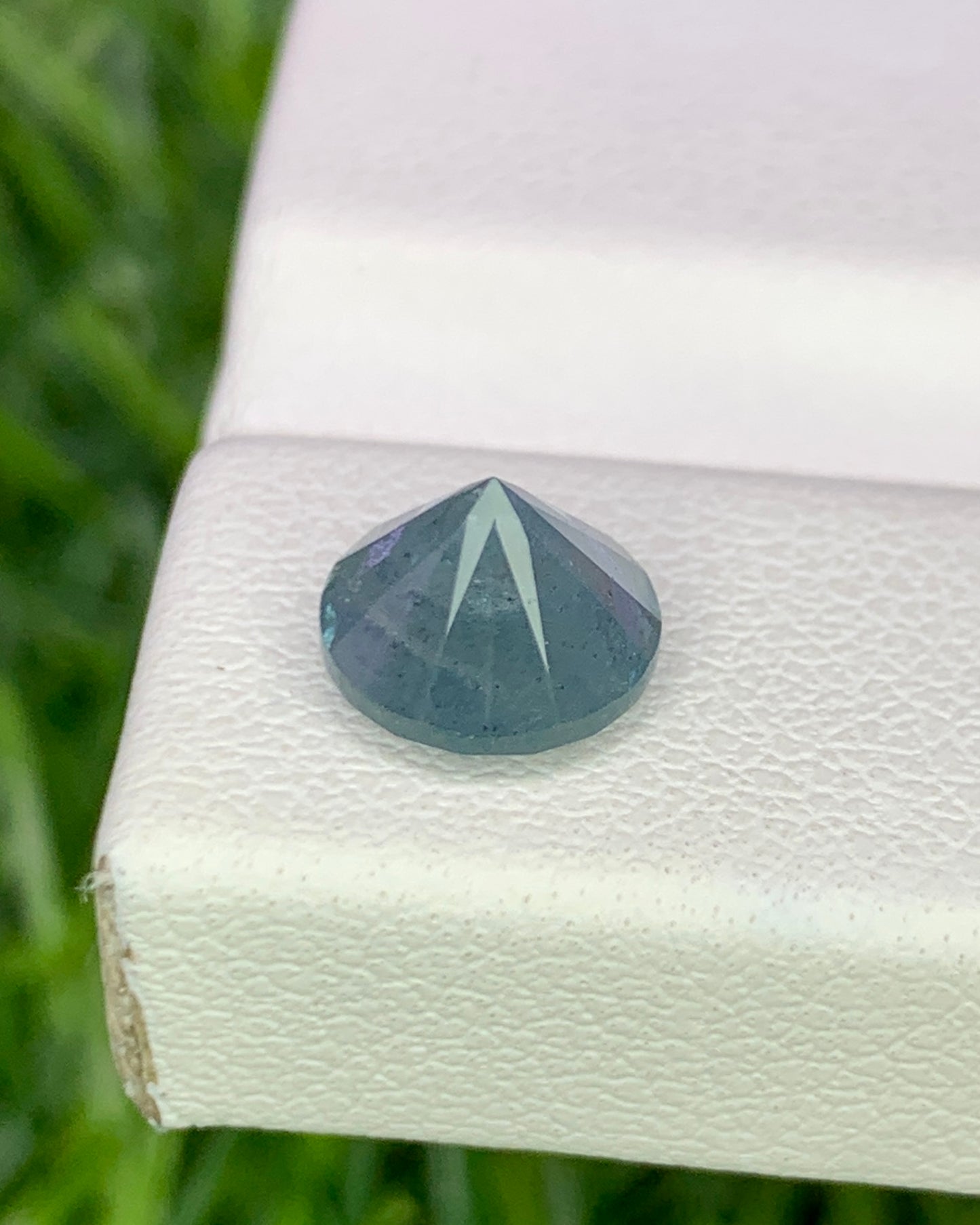 Natural Rare Blue Kornerupine 1.57 Carat 7x7 MM Round Shape Faceted Gemstone