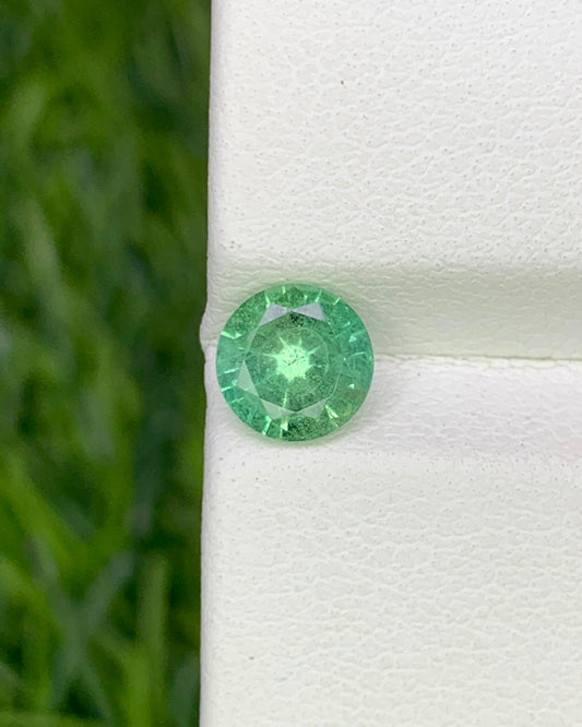 Natural Rare Kornerupine 0.84 Carat 6x6 MM Round Shape Faceted Gemstone