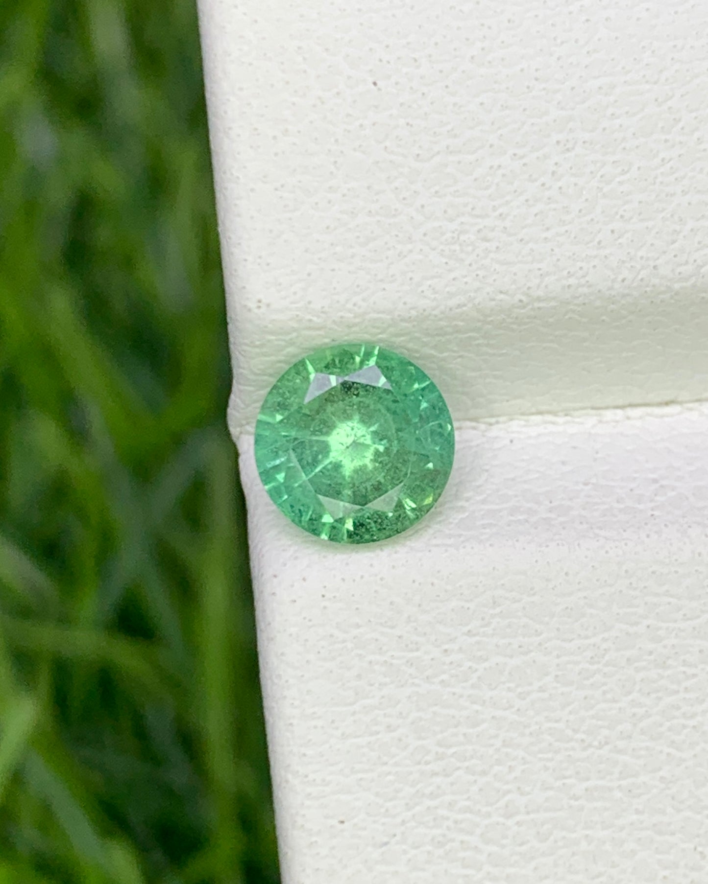 Natural Rare Kornerupine 0.84 Carat 6x6 MM Round Shape Faceted Gemstone