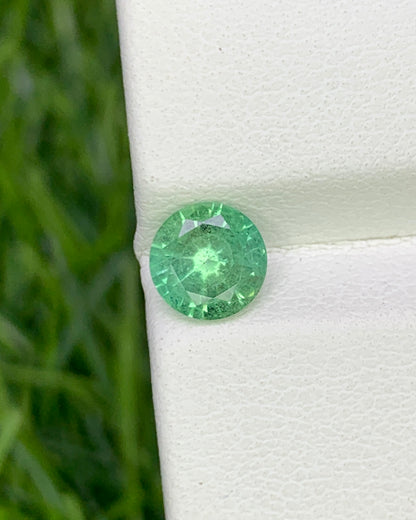 Natural Rare Kornerupine 0.84 Carat 6x6 MM Round Shape Faceted Gemstone