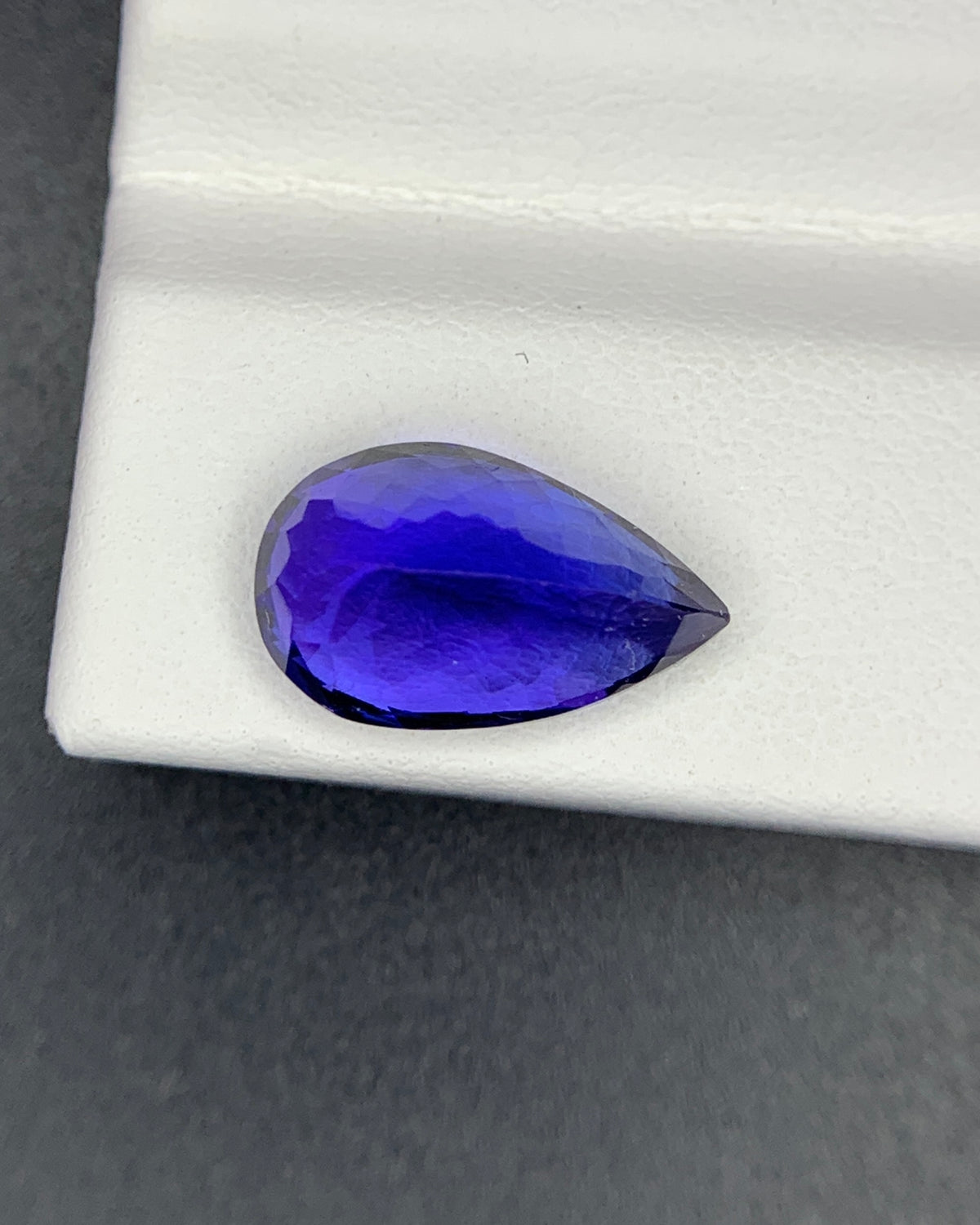 Natural AAA+ Blue Tanzanite 4.28 Carat 12.6x7.7x6.5 MM Pear Shape Faceted Gemstone