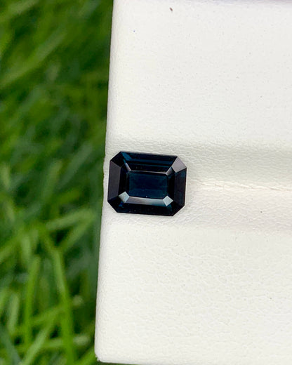 Natural Blue Spinel 1.08 Carat 7x5.5 MM Octagon Shape Faceted Gemstone