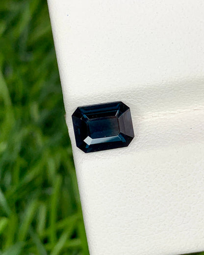 Natural Blue Spinel 1.08 Carat 7x5.5 MM Octagon Shape Faceted Gemstone