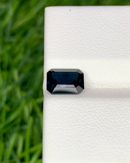 Natural Blue Spinel 1.08 Carat 7x5.5 MM Octagon Shape Faceted Gemstone