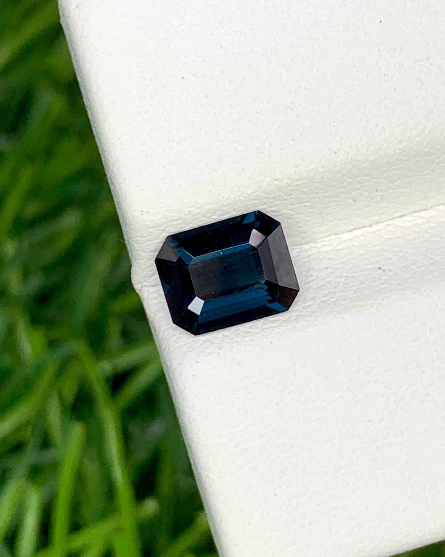 Natural Blue Spinel 1.08 Carat 7x5.5 MM Octagon Shape Faceted Gemstone