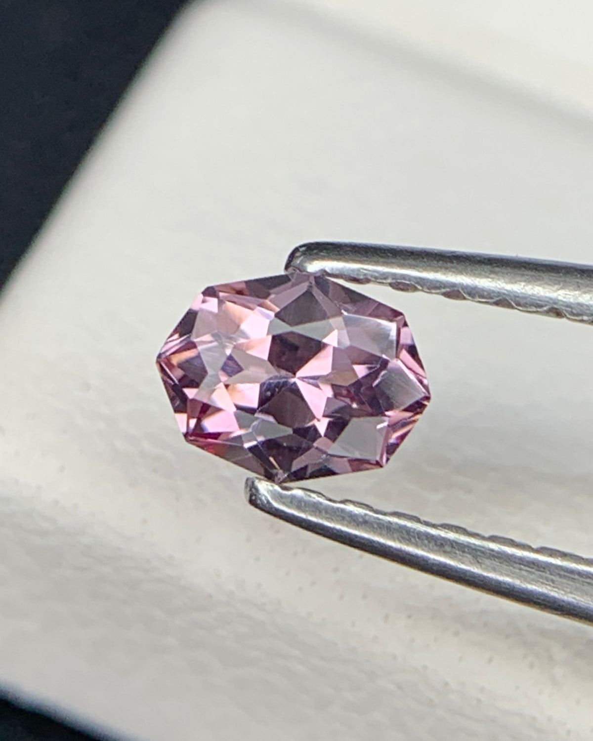 Natural Rare Dragon Garnet / Fluorescent Chromium Vanadium Malaya Garnet 0.29 Carat 4.8x3.7 MM Fancy Shape Faceted Gemstone 