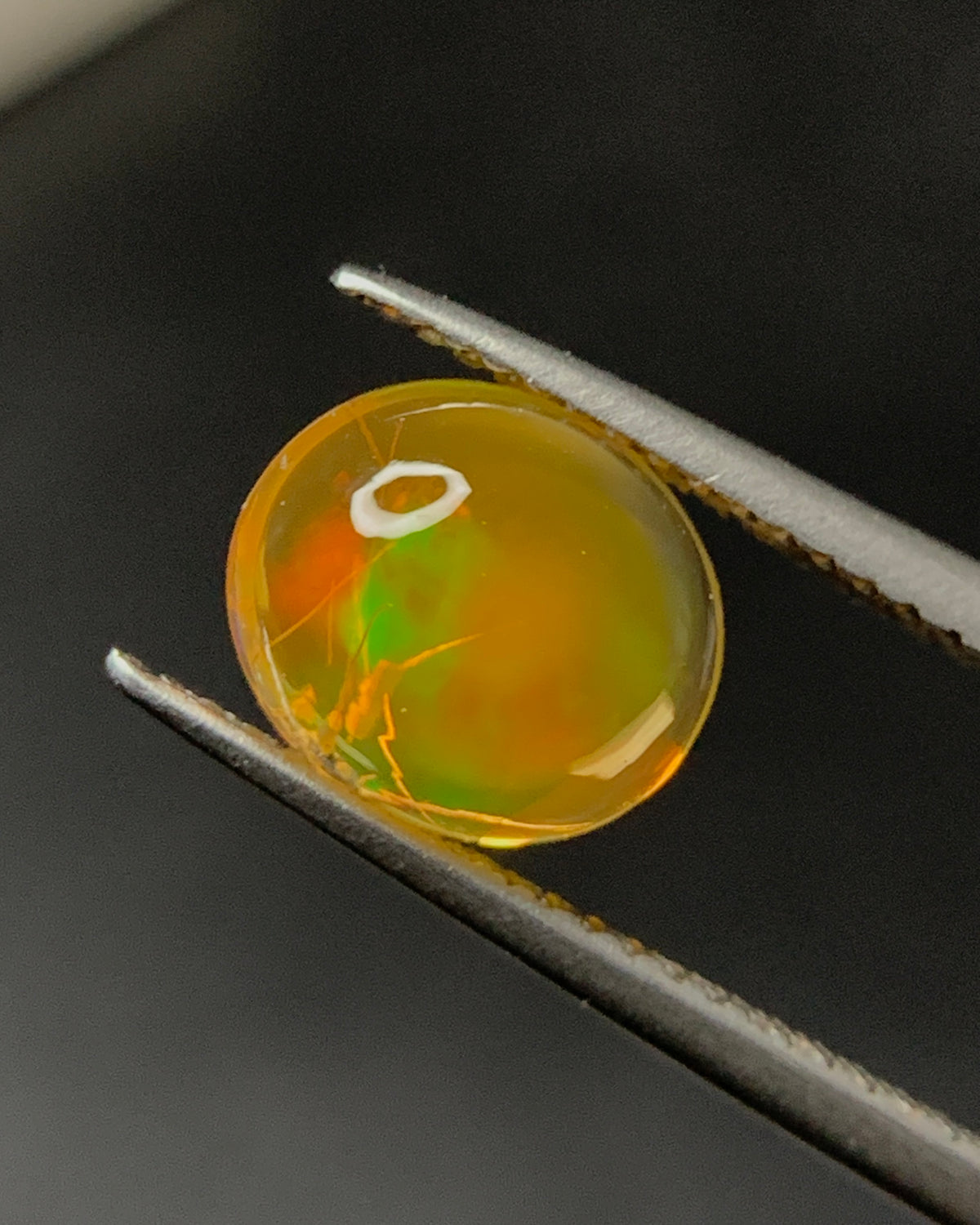 Natural Mexican Fire Opal 2.10 Carat 9x8 MM Oval Shape Cabochon Gemstone 