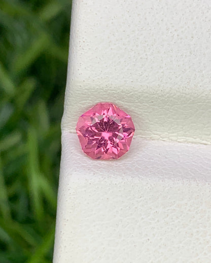 Natural Pink Tourmaline 0.47 Carat 5x5 MM Fancy Shape Faceted Gemstone