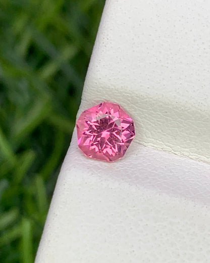 Natural Pink Tourmaline 0.47 Carat 5x5 MM Fancy Shape Faceted Gemstone