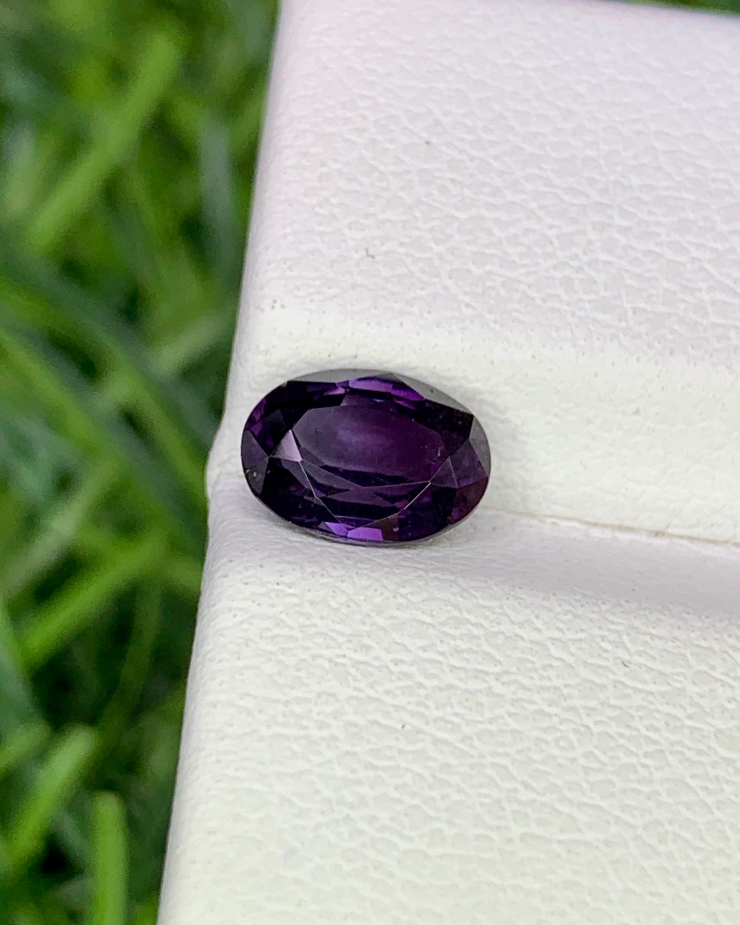 Natural Purple Spinel 1.13 Carat 7.2x5 MM Oval Shape Faceted Gemstone