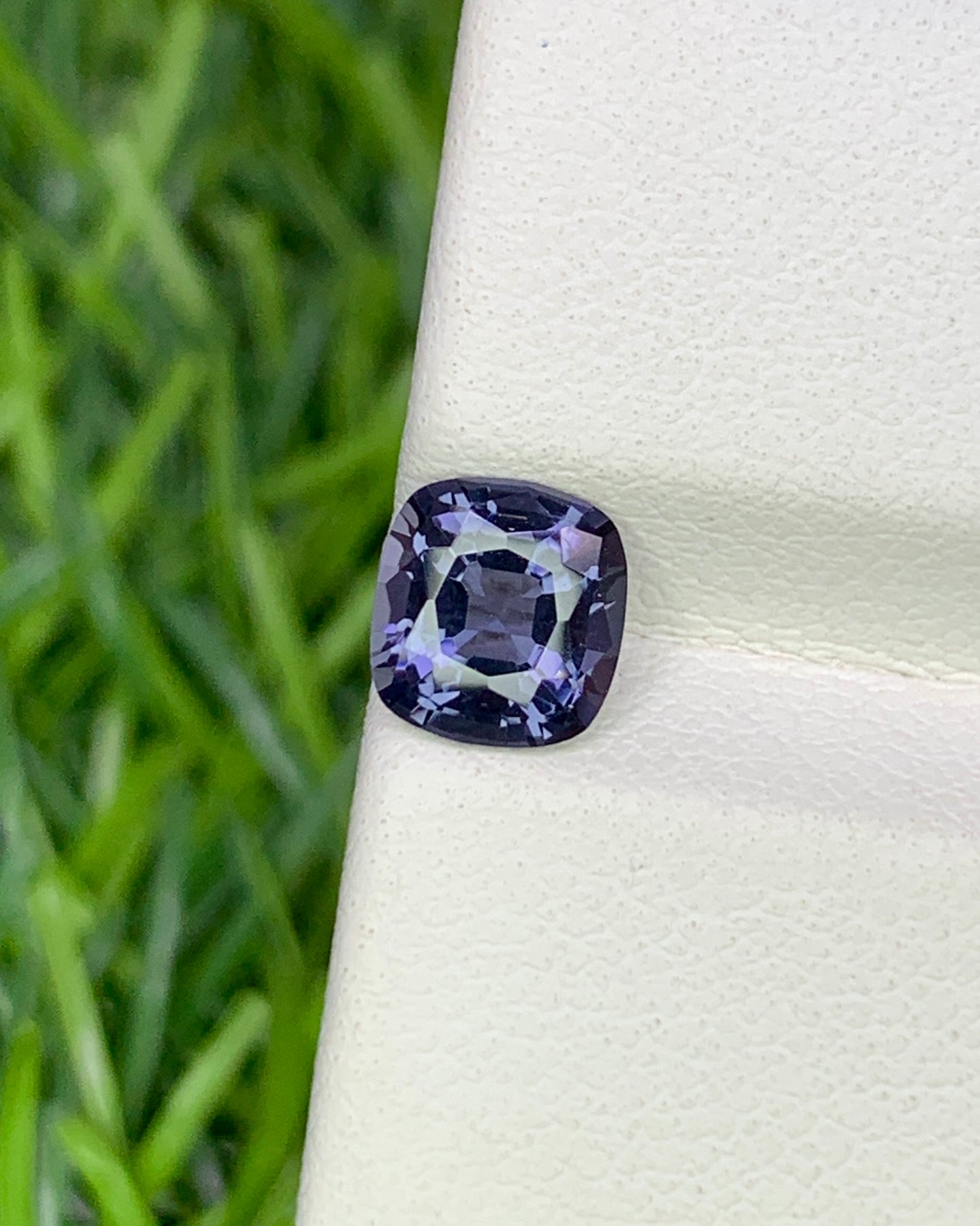 Natural Blue Spinel 1.01 Carat 6.3x6 MM Cushion Shape Faceted Gemstone