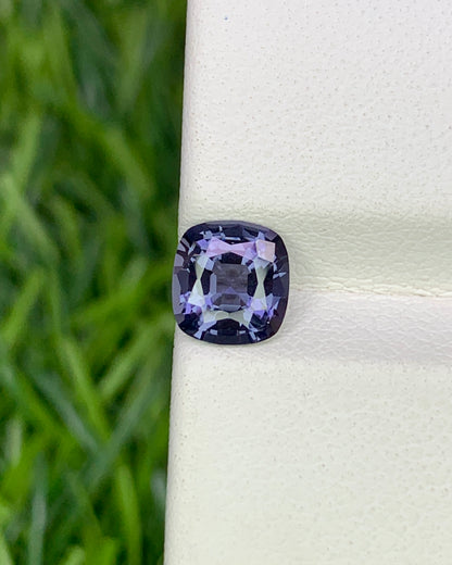 Natural Blue Spinel 1.01 Carat 6.3x6 MM Cushion Shape Faceted Gemstone