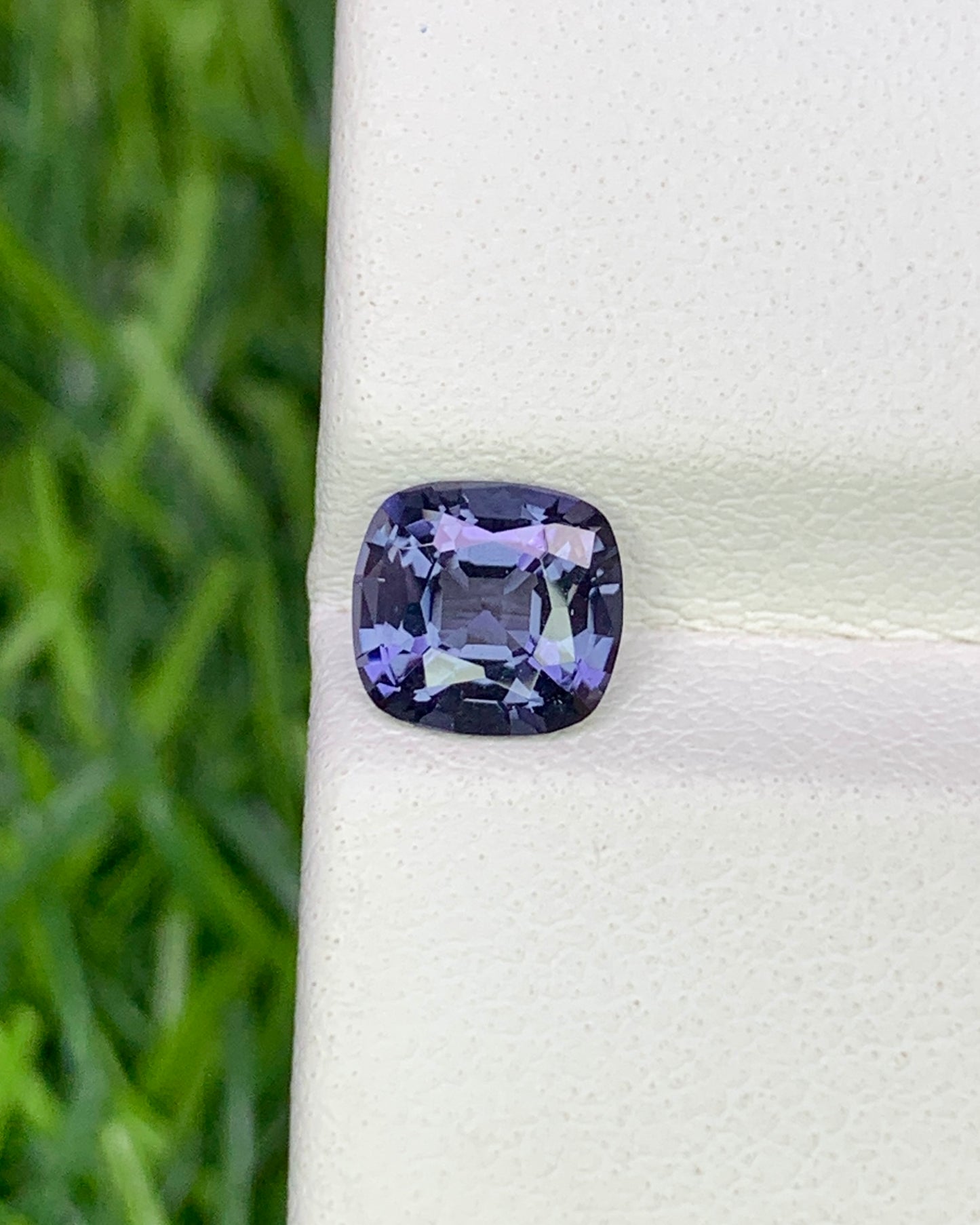 Natural Blue Spinel 1.01 Carat 6.3x6 MM Cushion Shape Faceted Gemstone