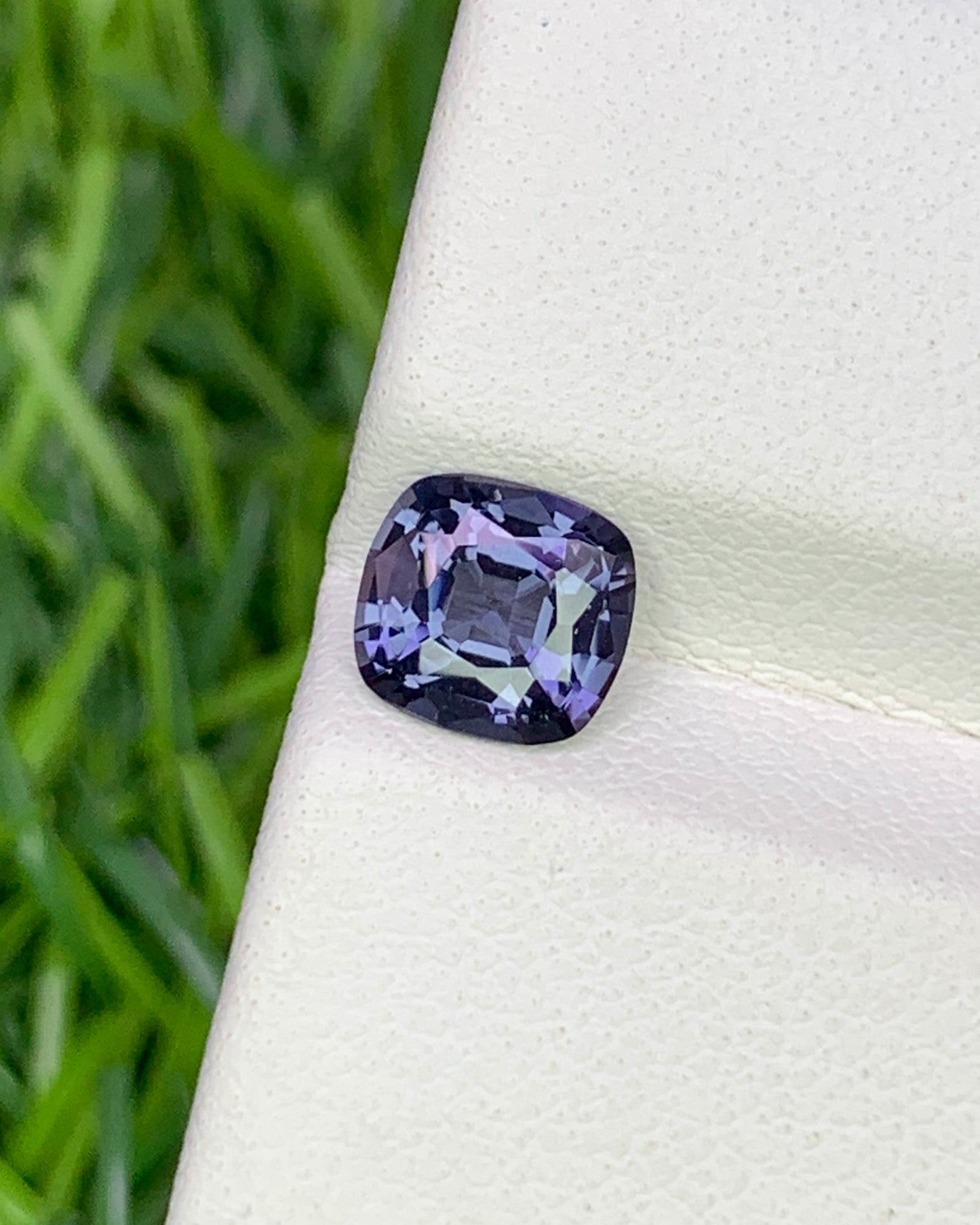 Natural Blue Spinel 1.01 Carat 6.3x6 MM Cushion Shape Faceted Gemstone