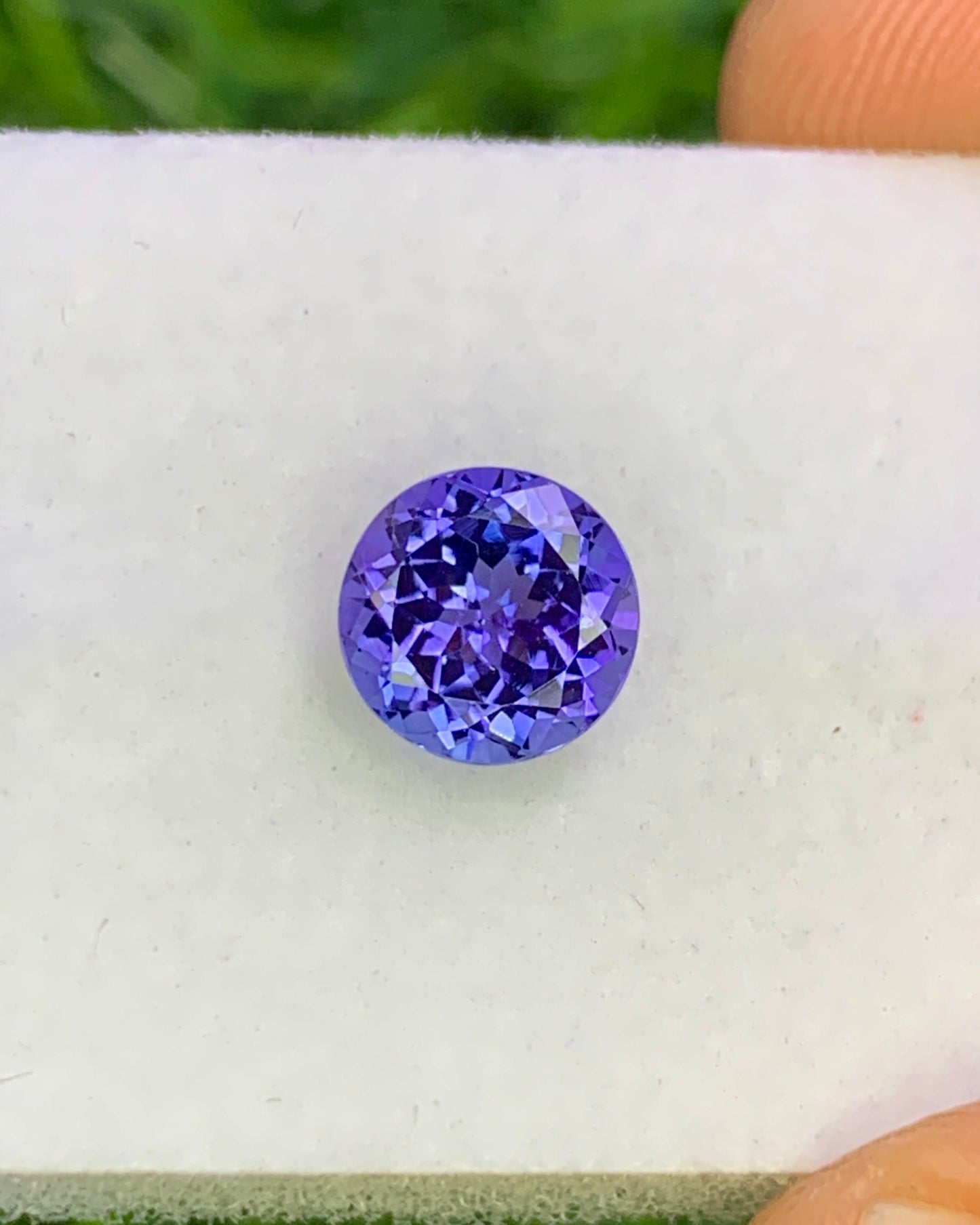 Natural Tanzanite 1.64 Carat 7x7 MM Round Shape Faceted Gemstone