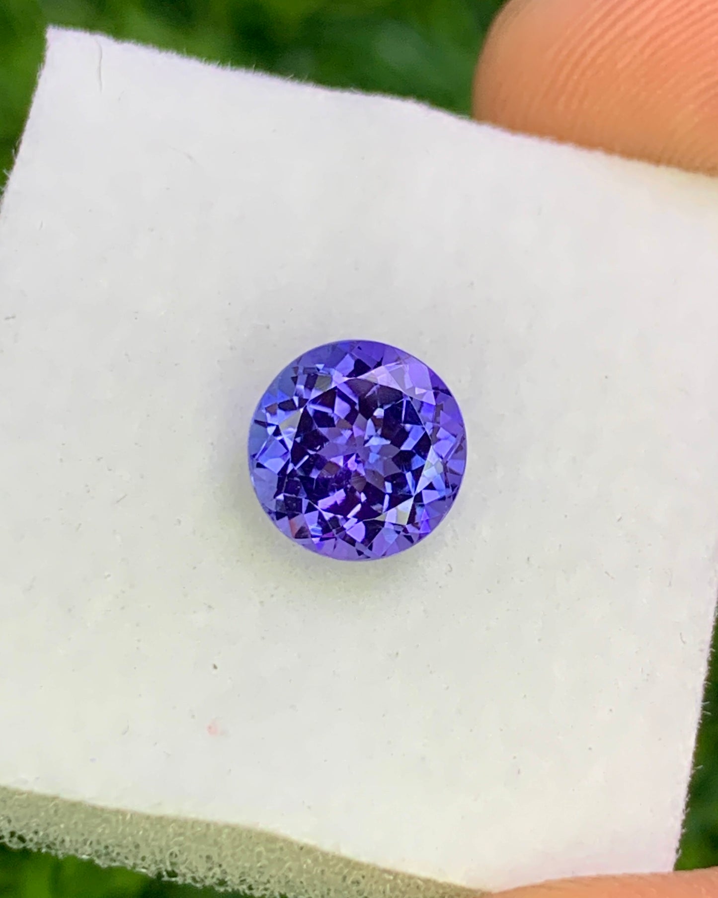 Natural Tanzanite 1.64 Carat 7x7 MM Round Shape Faceted Gemstone