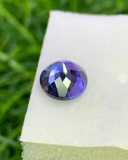 Natural Tanzanite 1.64 Carat 7x7 MM Round Shape Faceted Gemstone