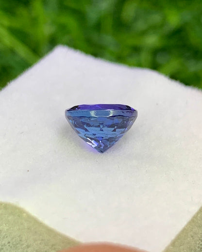 Natural Tanzanite 1.64 Carat 7x7 MM Round Shape Faceted Gemstone