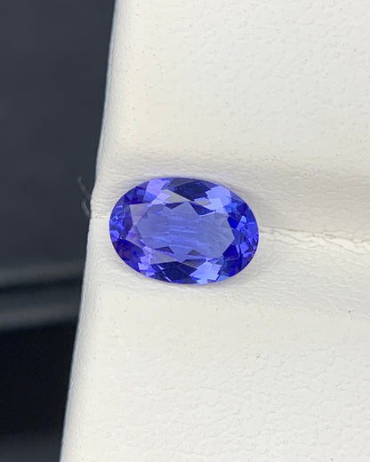 Natural AAA Blue Tanzanite 0.92 Carat 7.7x5.5x3 MM Oval Shape Faceted Gemstone 