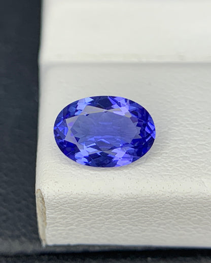 Natural AAA Blue Tanzanite 0.92 Carat 7.7x5.5x3 MM Oval Shape Faceted Gemstone 