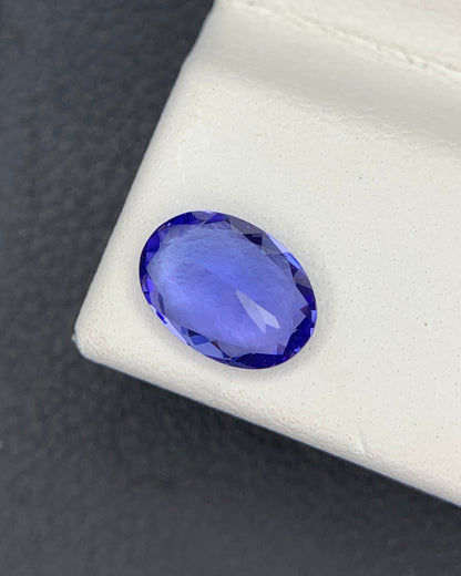Natural AAA Blue Tanzanite 0.92 Carat 7.7x5.5x3 MM Oval Shape Faceted Gemstone 