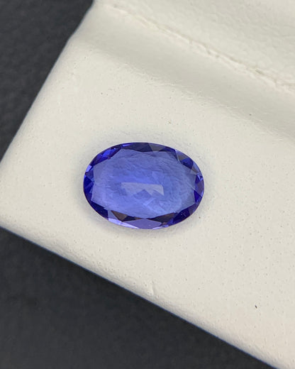 Natural AAA Blue Tanzanite 0.92 Carat 7.7x5.5x3 MM Oval Shape Faceted Gemstone 