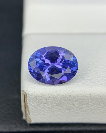 Natural AA Blue Tanzanite 1.05 Carat 7.5x5.7 MM Oval Shape Faceted Gemstone