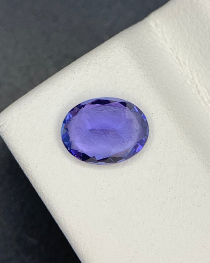 Natural AA Blue Tanzanite 1.05 Carat 7.5x5.7 MM Oval Shape Faceted Gemstone