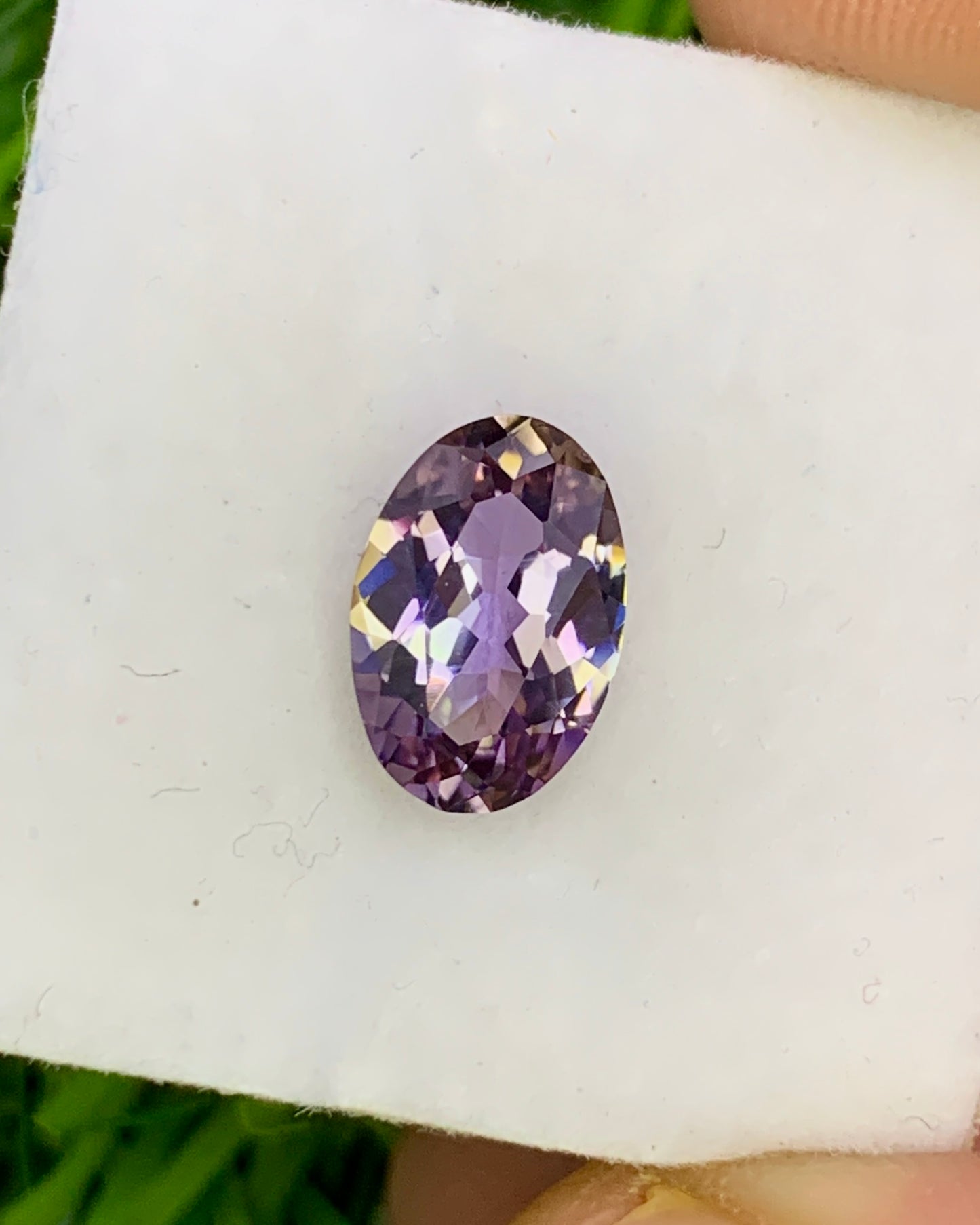 Natural Unheated Bi-Color Tanzanite 1.22 Carat 9x6 MM Oval Shape Faceted Gemstone