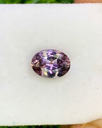 Natural Unheated Bi-Color Tanzanite 1.03 Carat 7.8x5.7 MM Oval Shape Faceted Gemstone