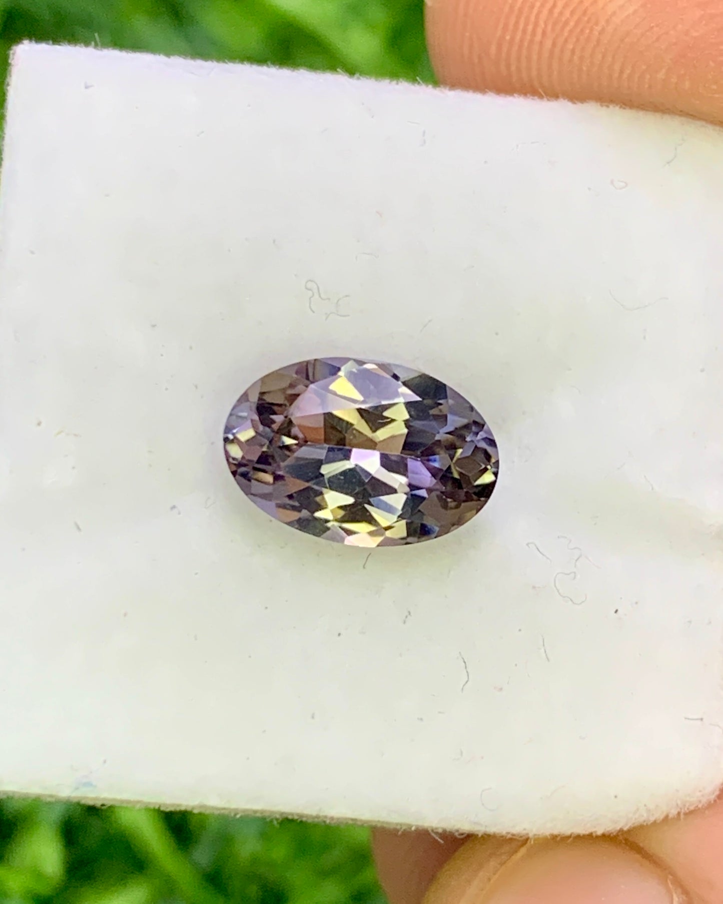 Natural Unheated Bi-Color Tanzanite 1.40 Carat 9x6 MM Oval Shape Faceted Gemstone