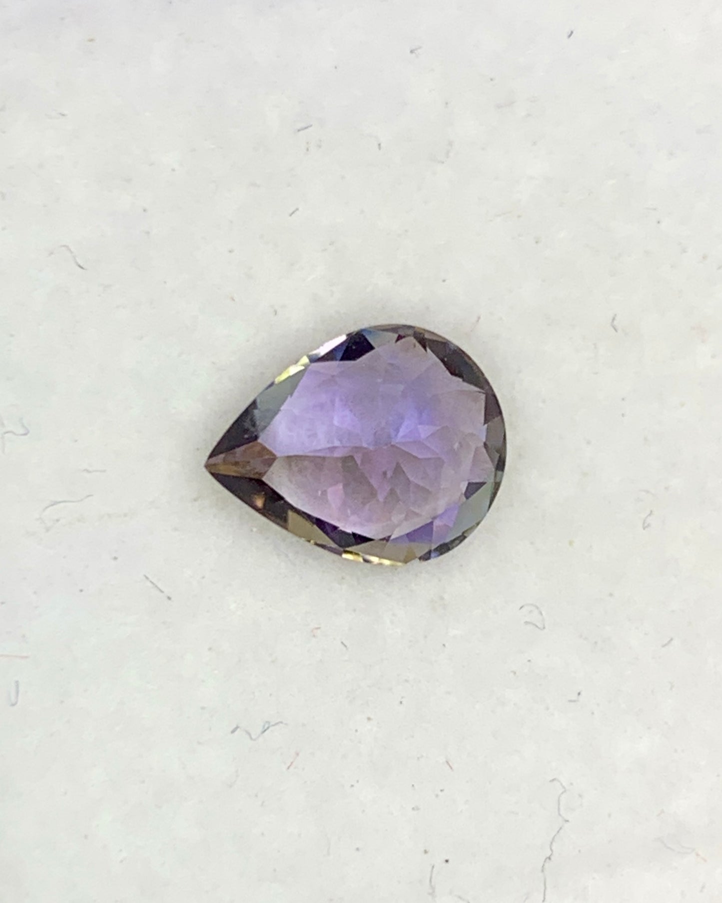 Natural Unheated Bi-Color Tanzanite 0.94 Carat 7.5x6 MM Pear Shape Faceted Gemstone