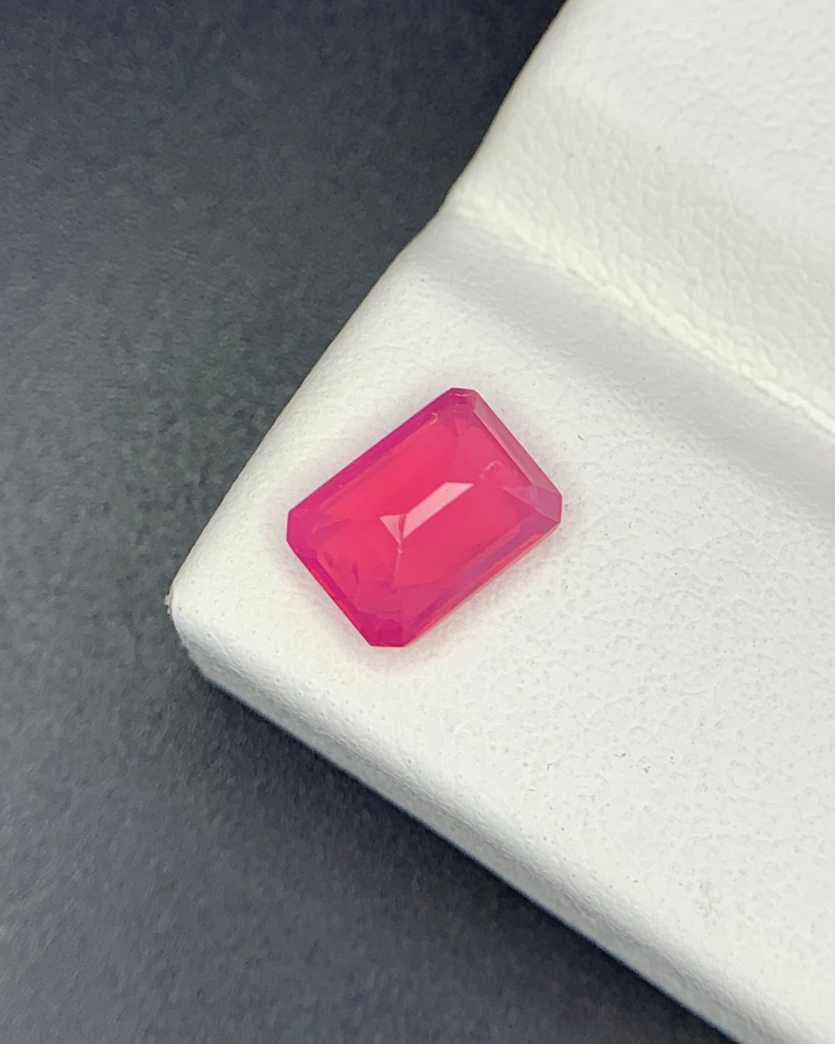 Natural Opalescent Red Spinel 1.41 Carat 7.3x5.4x3.4 MM Octagon Shape Faceted Gemstone