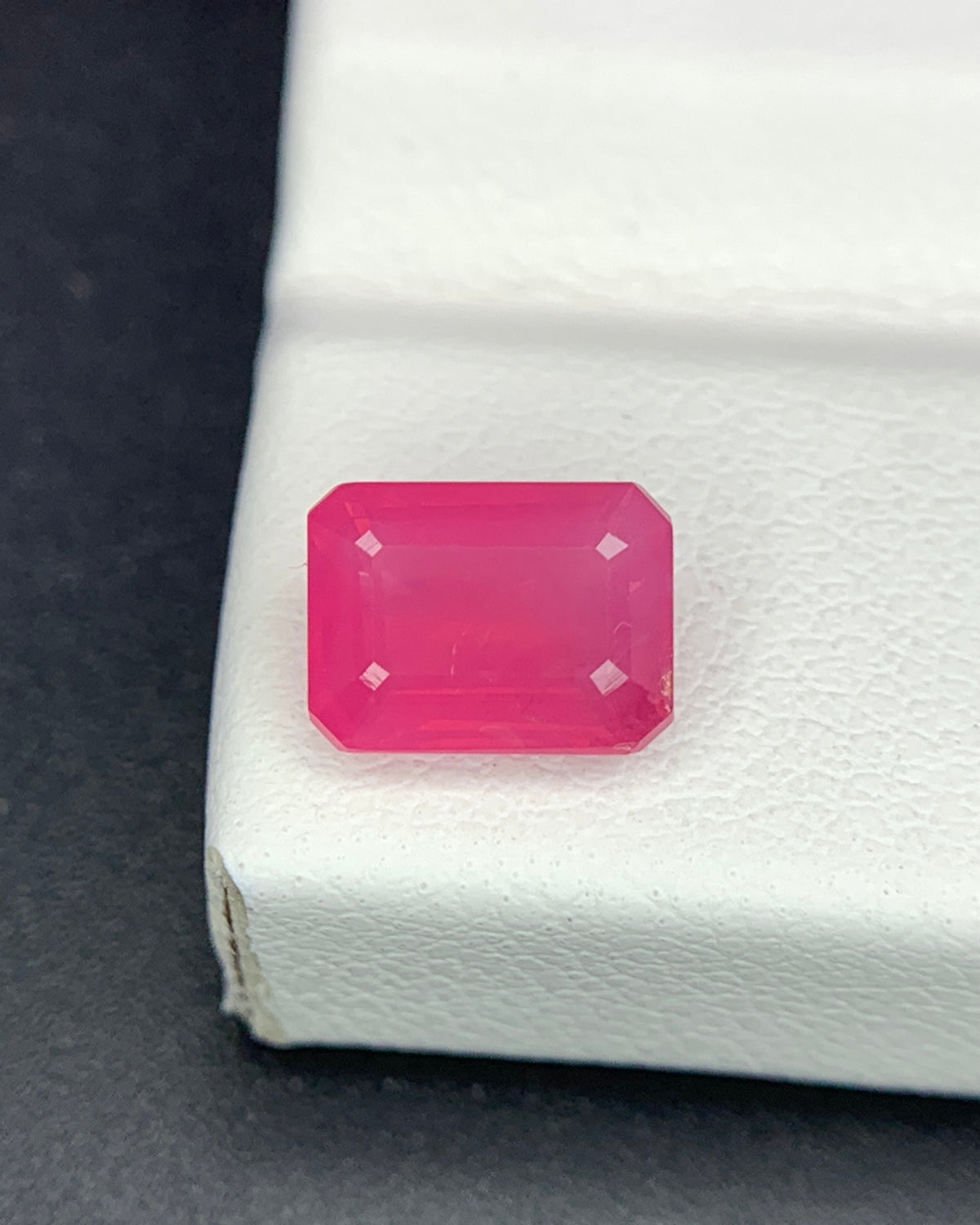 Natural Opalescent Red Spinel 1.41 Carat 7.3x5.4x3.4 MM Octagon Shape Faceted Gemstone