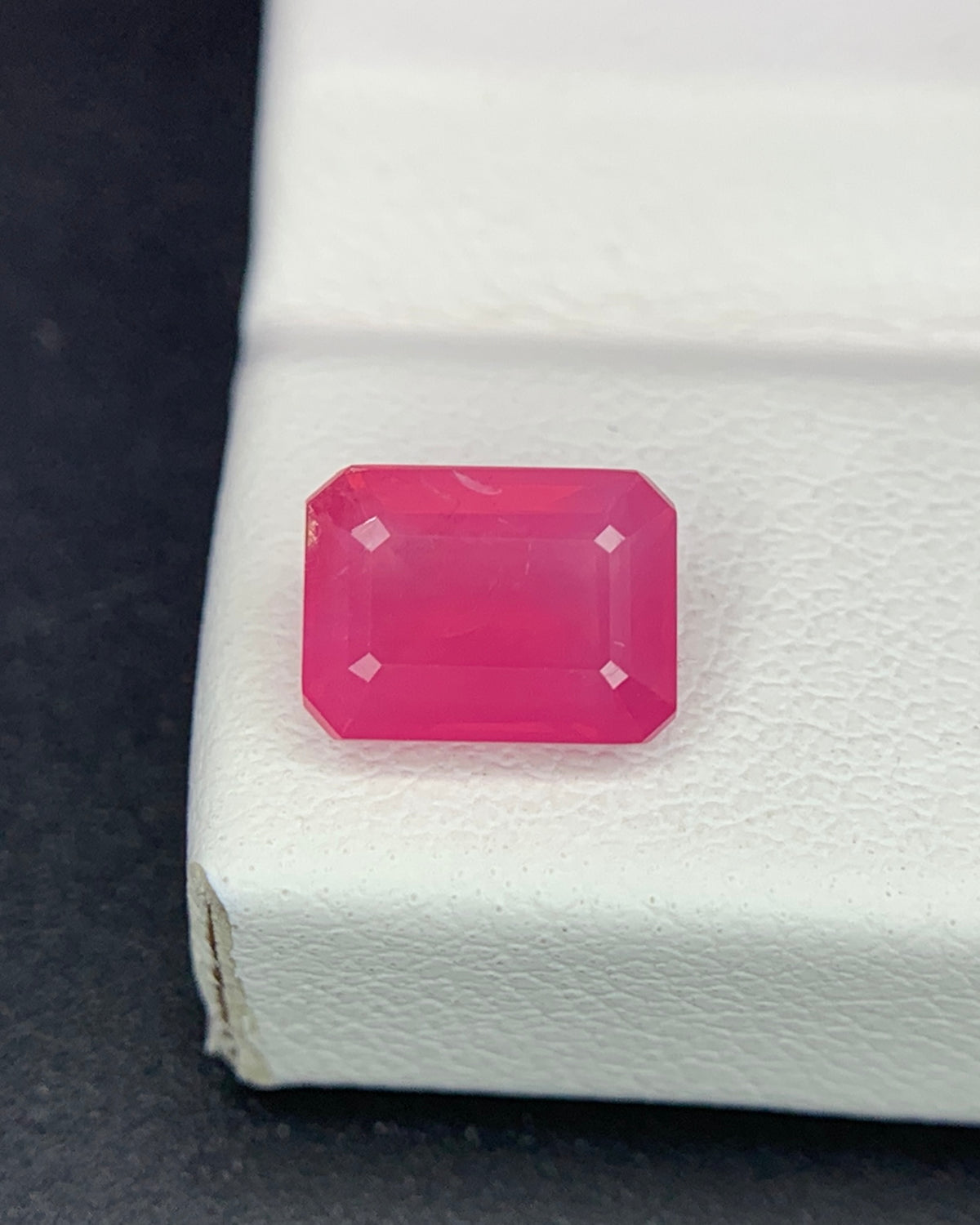 Natural Opalescent Red Spinel 1.41 Carat 7.3x5.4x3.4 MM Octagon Shape Faceted Gemstone