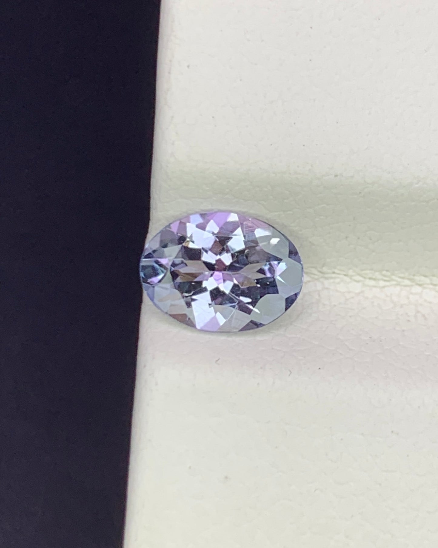 Natural Bi Color Tanzanite 0.92 Carat 7.5x5.5 MM Oval Shape Faceted Gemstone 