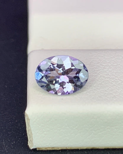 Natural Bi Color Tanzanite 0.92 Carat 7.5x5.5 MM Oval Shape Faceted Gemstone 