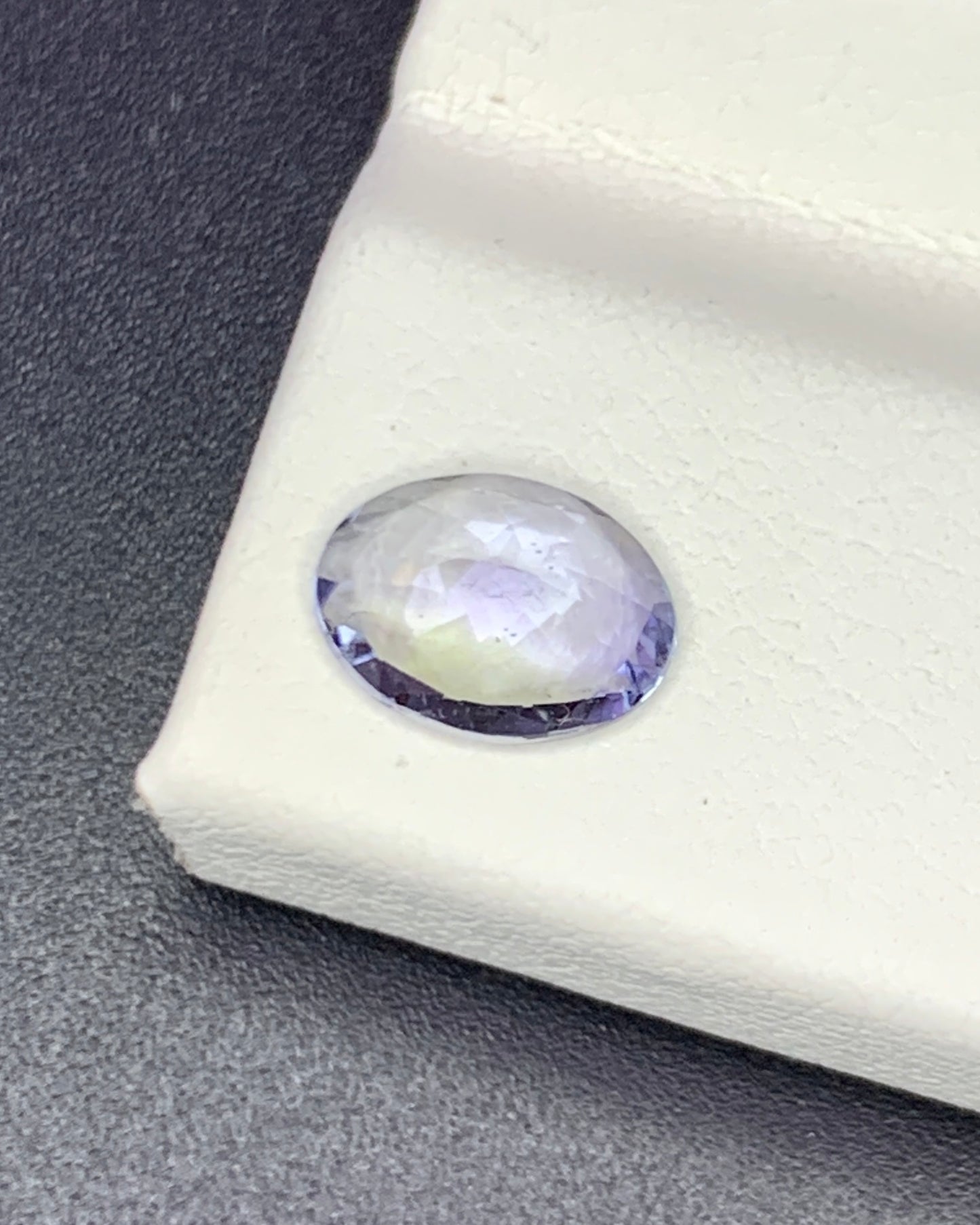 Natural Bi Color Tanzanite 0.92 Carat 7.5x5.5 MM Oval Shape Faceted Gemstone 