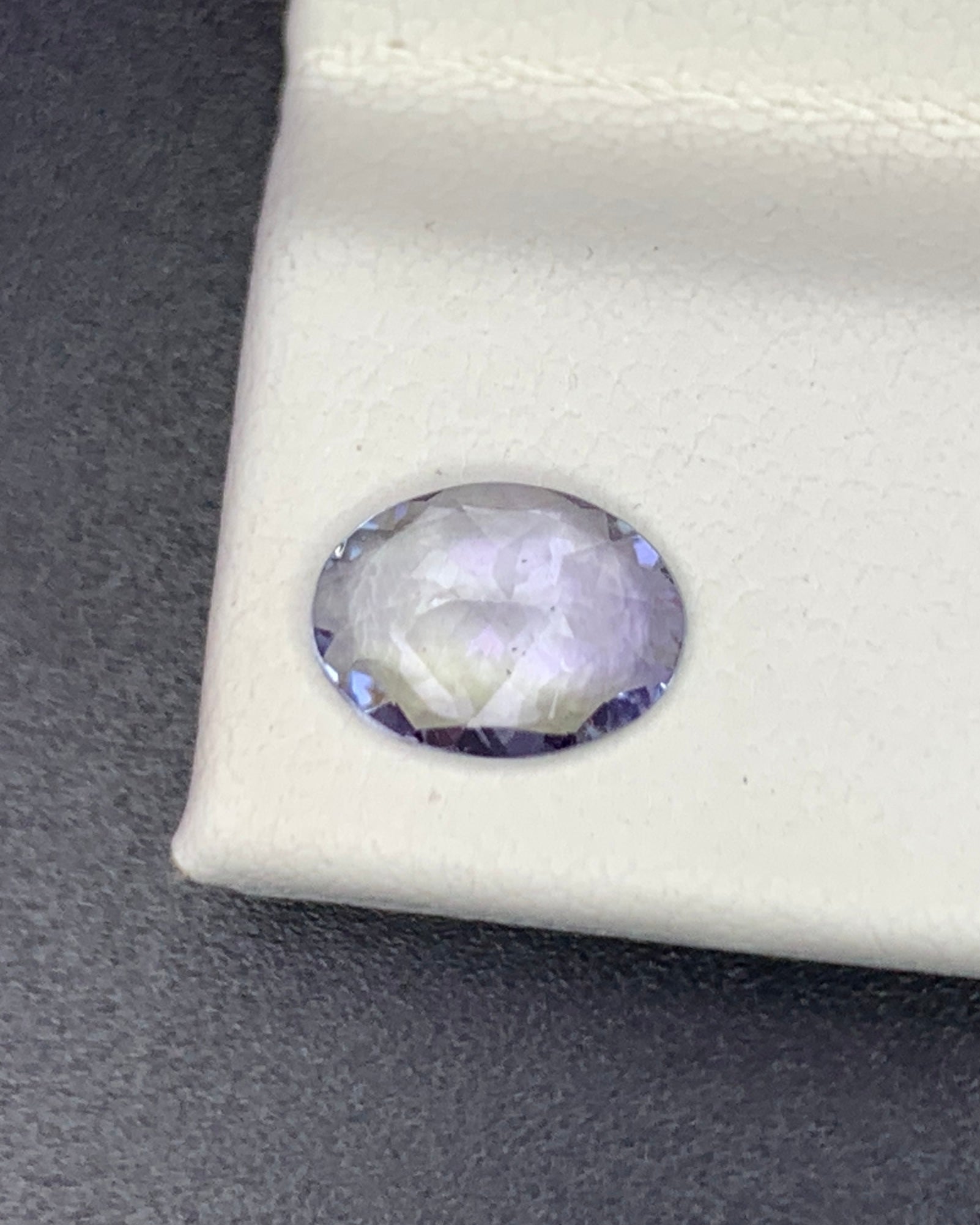Natural Bi Color Tanzanite 0.92 Carat 7.5x5.5 MM Oval Shape Faceted Gemstone 